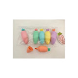 Dodes Havuç Tasarımlı Fosforlu Kalem Seti