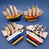 Dodes Ahşap Yelkenli Gemi Maketi