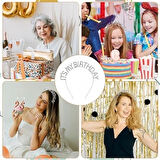 Dodes Kristal Taşlı Gümüş Renk Doğum Günü Tacı