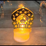 Dodes 12'li Ramazan Ayaklı LED Işık (Gold, Minare Motifli)