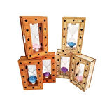 Dodes Ahşap Işıklı Kum Saati