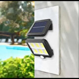 Dodes 120 COB LED Solar Panelli 3 Modlu Duvar Lambası