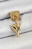 Dodes Dodes 316L Çelik Sallantılı Kalp Model Gold Renk Nomination Charm TG27BC1399
