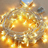 Dodes 10m 60 LED Pilli 2 Kademeli Gün Işığı (Şeffaf Kablo)