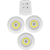 Dodes Uzaktan Kumandalı Yapışkanlı 3'lü Led Spot Lamba