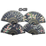 Dodes Plastik Kumaş Yelpaze 12'li Karışık