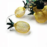 Dodes 2 Metre 10 LED Pilli 2 Kademeli Ananas Led Işık