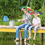 Dodes Gökkuşağı Kafa Şemsiyesi