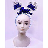 Dodes Happy Birthday Neon Mavi Doğum Günü Tacı