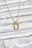 Dodes Dodes 316L Çelik Zincir Gold Renk Model Kadın Kolye TG27BKO10688