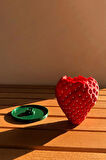 Çilek Mini Sukulent Saksısı - 7cm - Bioplastik -Alvina Atölye