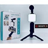 Deyatech Led Ay-49 Youtuber Set Video Çekimi TikTok Videomaking Işık Deya-Led49