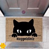 Kapı Önü Paspası Dekoratif Dijital Baskı Hoşgeldiniz P-2414
