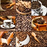 Kahve Çekirdeği Cafe Duvar Kağıdı Baskı
