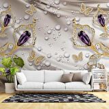 Swarovski Taşlı Duvar Kağıdı Baskı