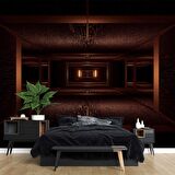 3 Boyutlu Derinlik, Tünel Duvar Kağıdı Baskı