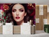 Kadın Güzellik Merkezi Duvar Kağıdı Baskı
