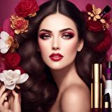 Kadın Güzellik Merkezi Duvar Kağıdı Baskı