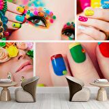 Kadın Güzellik Merkezi-Kuaför Duvar Kağıdı Baskı