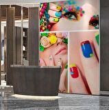 Kadın Güzellik Merkezi-Kuaför Duvar Kağıdı Baskı