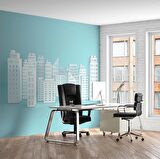 Emlak-Gayrimenkul Temalı Duvar Kağıdı Baskı