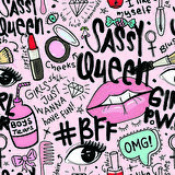 Yazılı Güzellik Merkezi Temalı Duvar Kağıdı Baskı