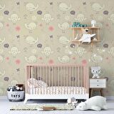 Civciv Desenli Çocuk Odası Duvar Kağıdı Baskı