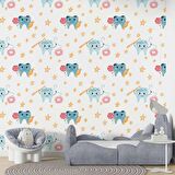 Diş Temalı Çocuk Odası Duvar Kağıdı Baskı