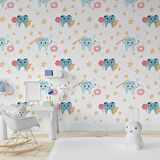 Diş Temalı Çocuk Odası Duvar Kağıdı Baskı