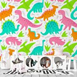 Dinazor Desenli Oyun Odası Duvar Kağıdı Baskı