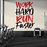 Yazı Temalı Spor Salonu Duvar Kağıdı Baskı