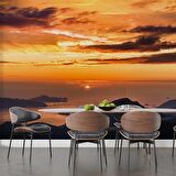 Günbatımı Duvar Kağıdı Baskı