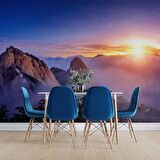 Dağ Bulut Gündoğumu Manzaralı Duvar Kağıdı Baskı