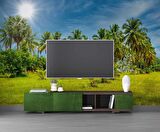 Palmiye Ağaçlı Duvar Kağıdı Baskı