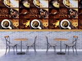 Cafe ve Restaurant Duvar Kağıdı Baskı