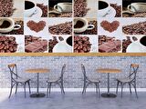 Kahve Cafe Duvar Kağıdı Baskı