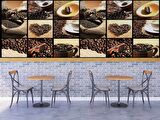 Kahveli Duvar Kağıdı Posterleri Cafe Duvar Kağıdı Baskı