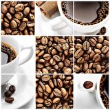 Kahve Çekirdeği Cafe Duvar Kağıdı Baskı