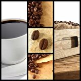 Kahve Temalı Cafe Duvar Kağıdı Baskı