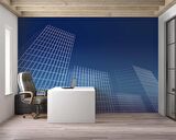 Soyut Bina Emlak ve Gayrimenkul Duvar Kağıdı Baskı