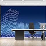 Soyut Bina Emlak ve Gayrimenkul Duvar Kağıdı Baskı