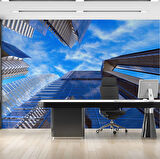 Apartman Gökyüzü Gayrimenkul Emlak ve Gayrimenkul Duvar Kağıdı Baskı