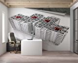 Mimari Site Çizimi Gayrimenkul Emlak ve Gayrimenkul Duvar Kağıdı Baskı