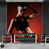 Kadın Spor Salonu için Duvar Kağıdı