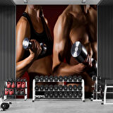 Spor Salonu için Duvar Kağıdı