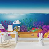 Deniz Altı Temalı Duvar Kağıdı Posteri Baskı