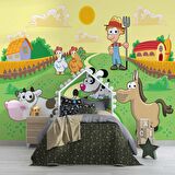 Hayvan Çiftliği Duvar Kağıdı Baskı