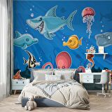 Deniz Altı Dünyası Duvar Kağıdı Baskı