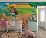 Çocuk Parkı Duvar Duvar Kağıdı Baskı