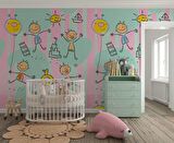 Tatil Çocuk Çocuk Odası Duvar Kağıdı Baskı